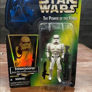 Star Wars The Power of the Force Stormtrooper Figure - White and Black